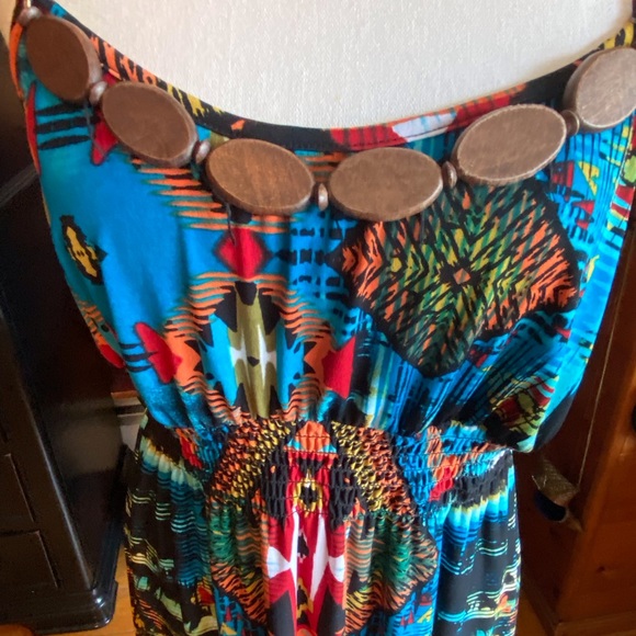 Bison Bisou Aztec Pattern Dress - Picture 2 of 9